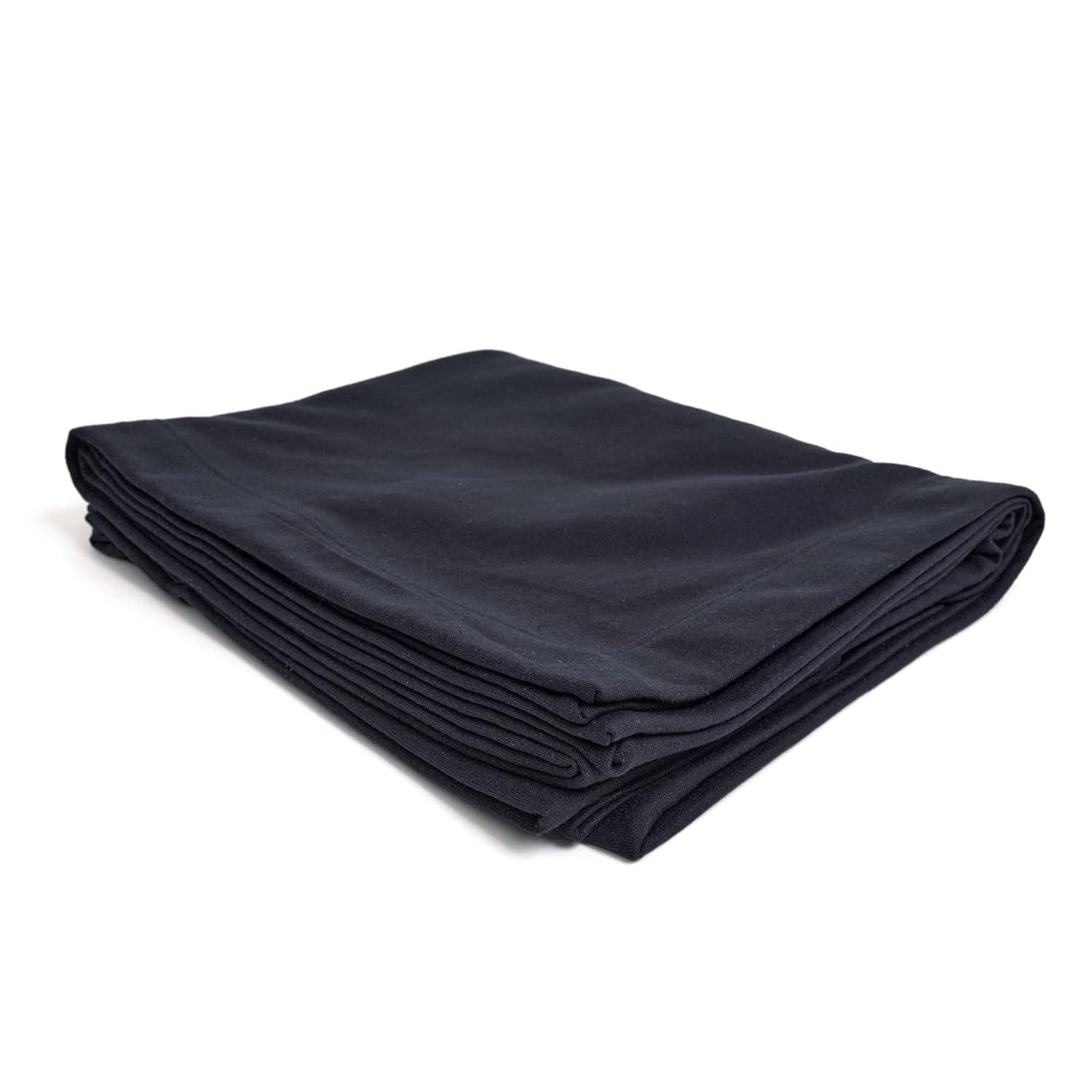 Gildan Heavy Blend Fleece Blanket, Style G18900, Black, 50" x 60"