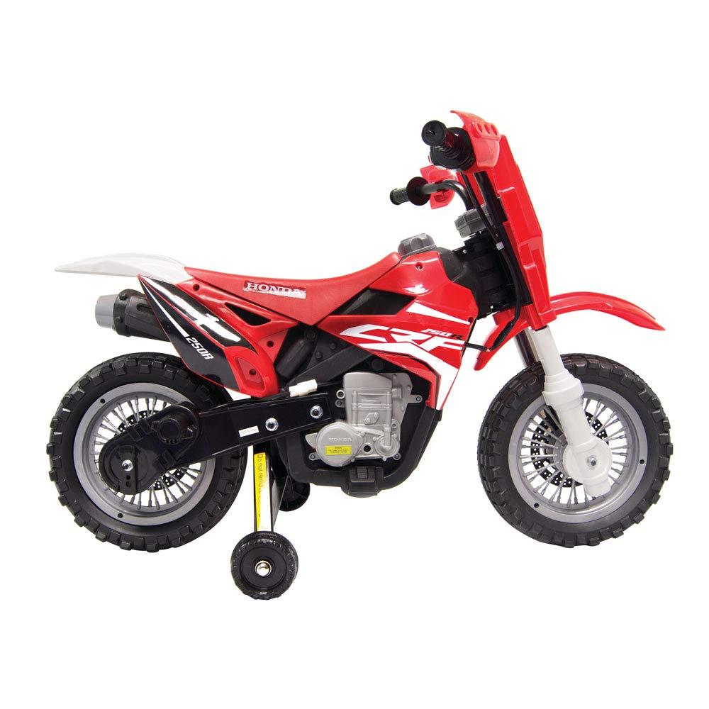 Best Ride On Cars Honda CRF250R Toddler Kids Electric 6V Toy Dirt Bike, Red