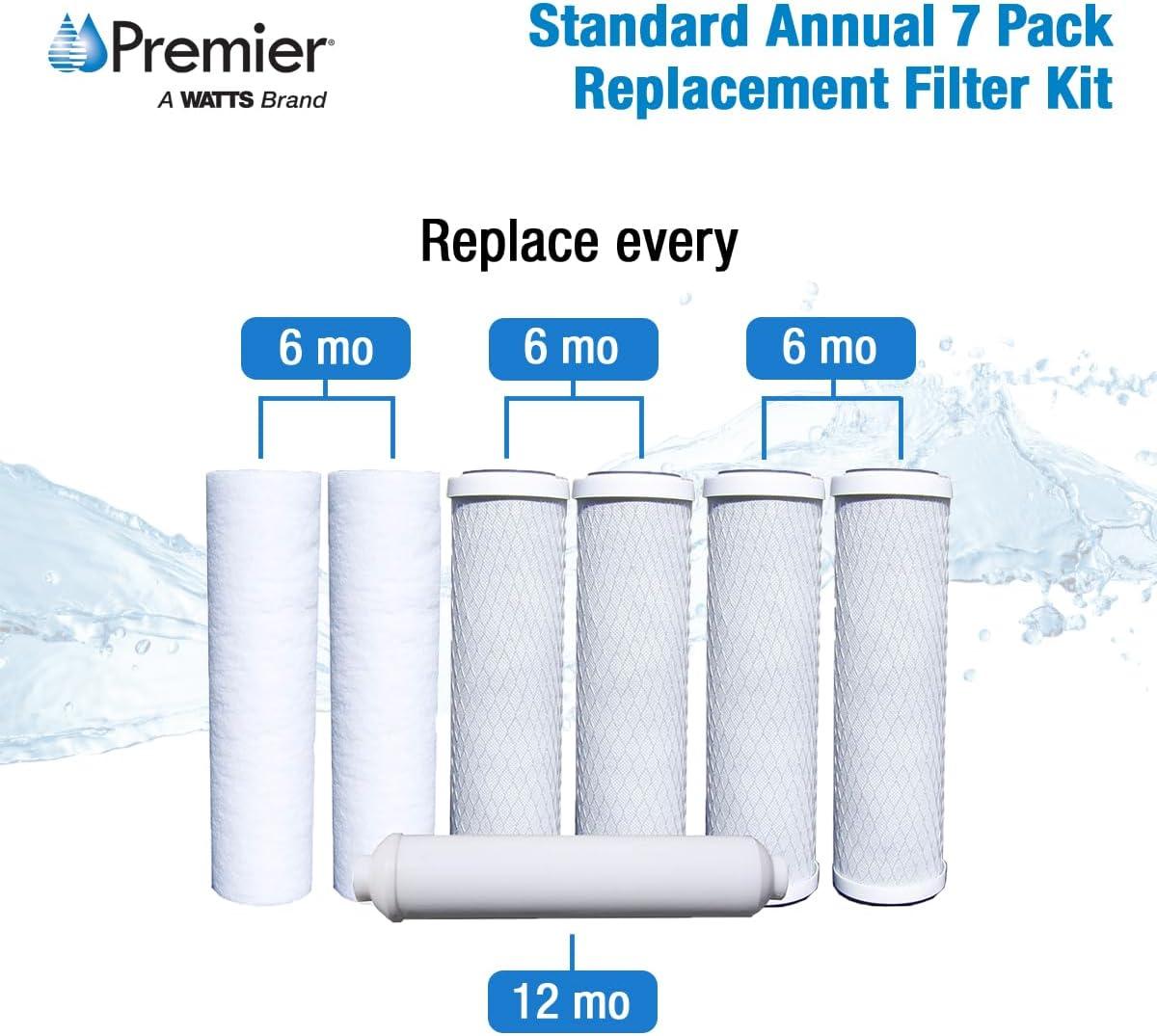watts premier wp500024, 7 annual pack replacement filter kit
