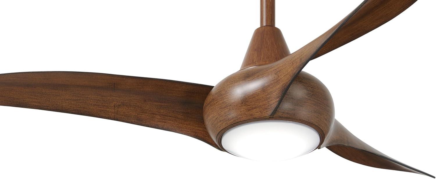 44" 3 - Blade LED Propeller Ceiling Fan with Remote Control and Light Kit Included