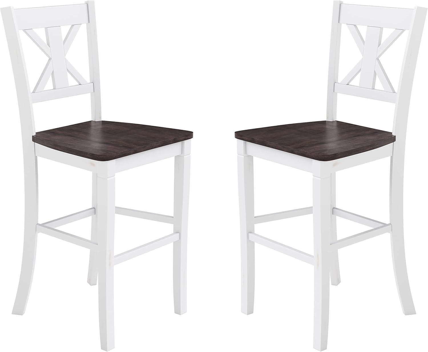 Bakersville Solid Wood Counter Stool (Set of 2)