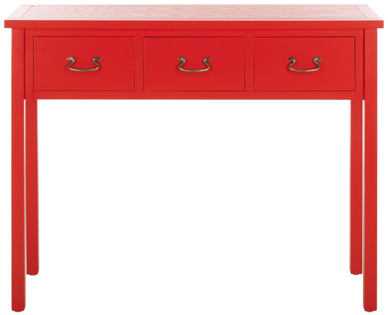 Cindy Console Table - Hot Red - Safavieh