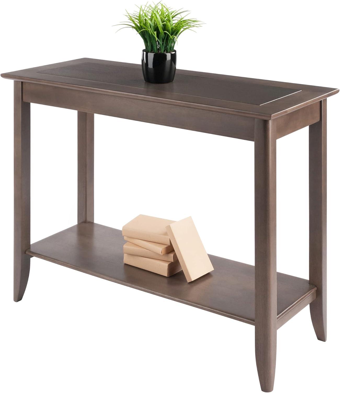 Santino Console Hall Table Oyster Gray - Winsome