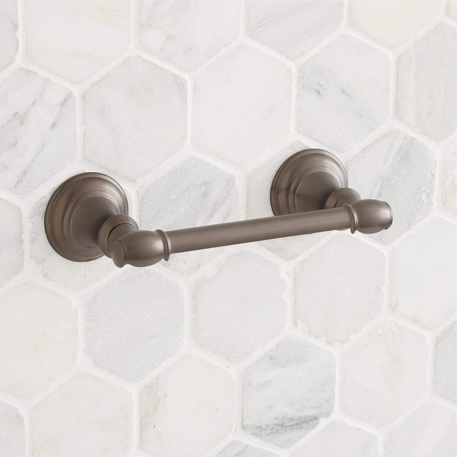 Beasley Polished Nickel Wall Mounted Toilet Paper Holder