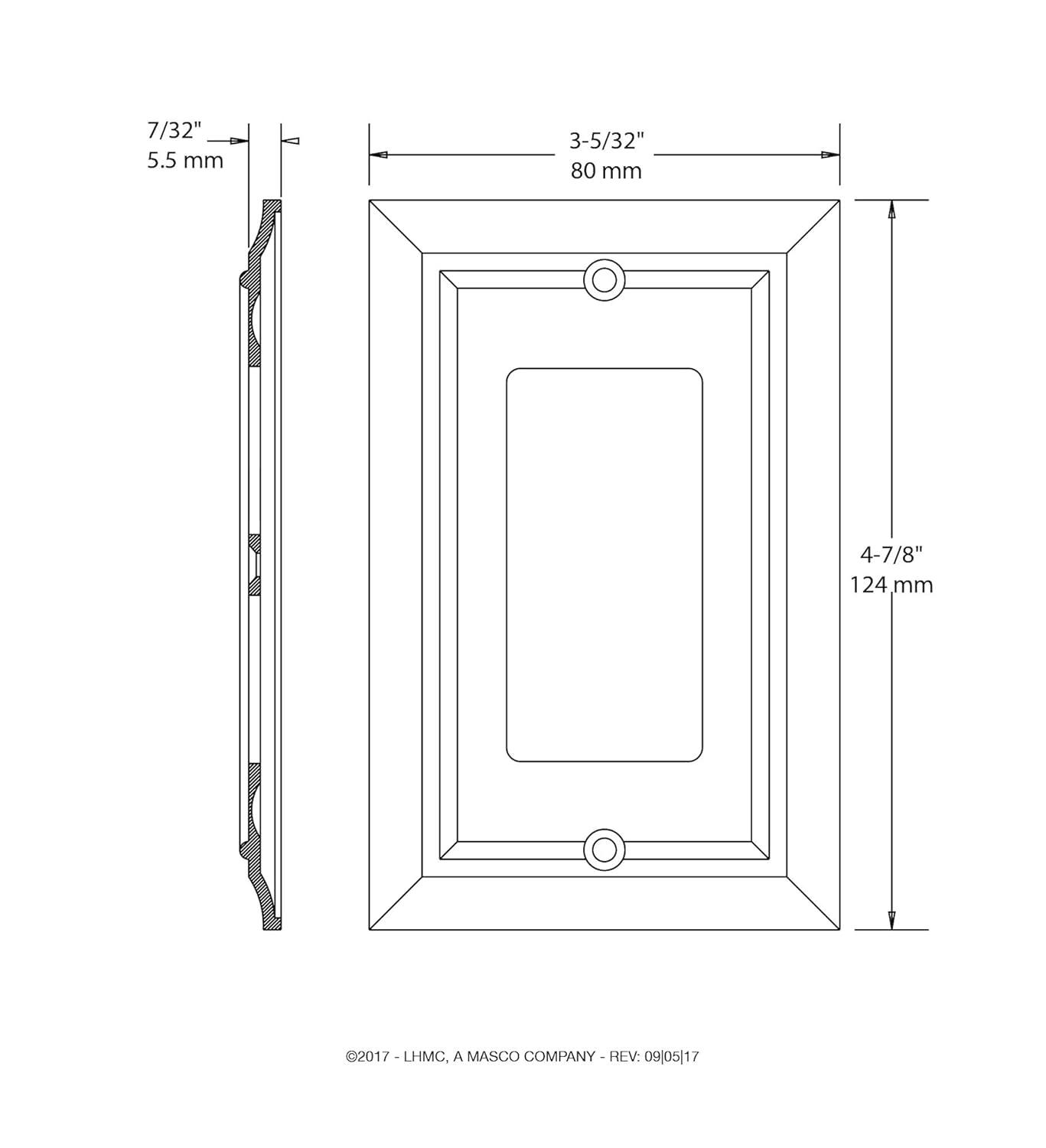 CKP Impressions 1 - Gang Rocker Standard Wall Plate