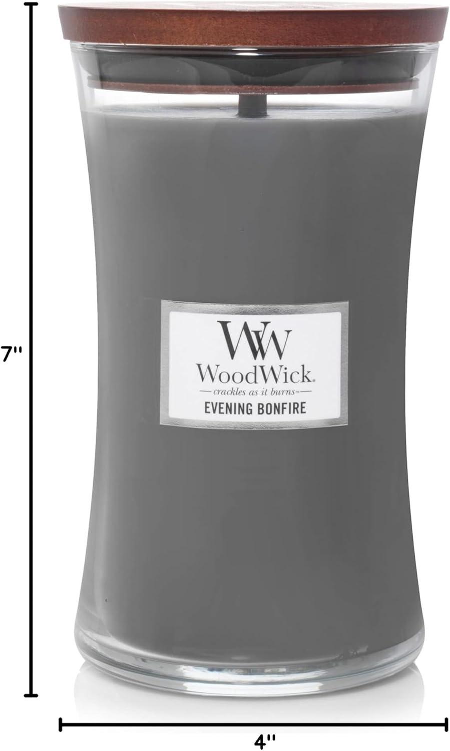 WoodWick® Large Hourglass Candle, Evening Bonfire