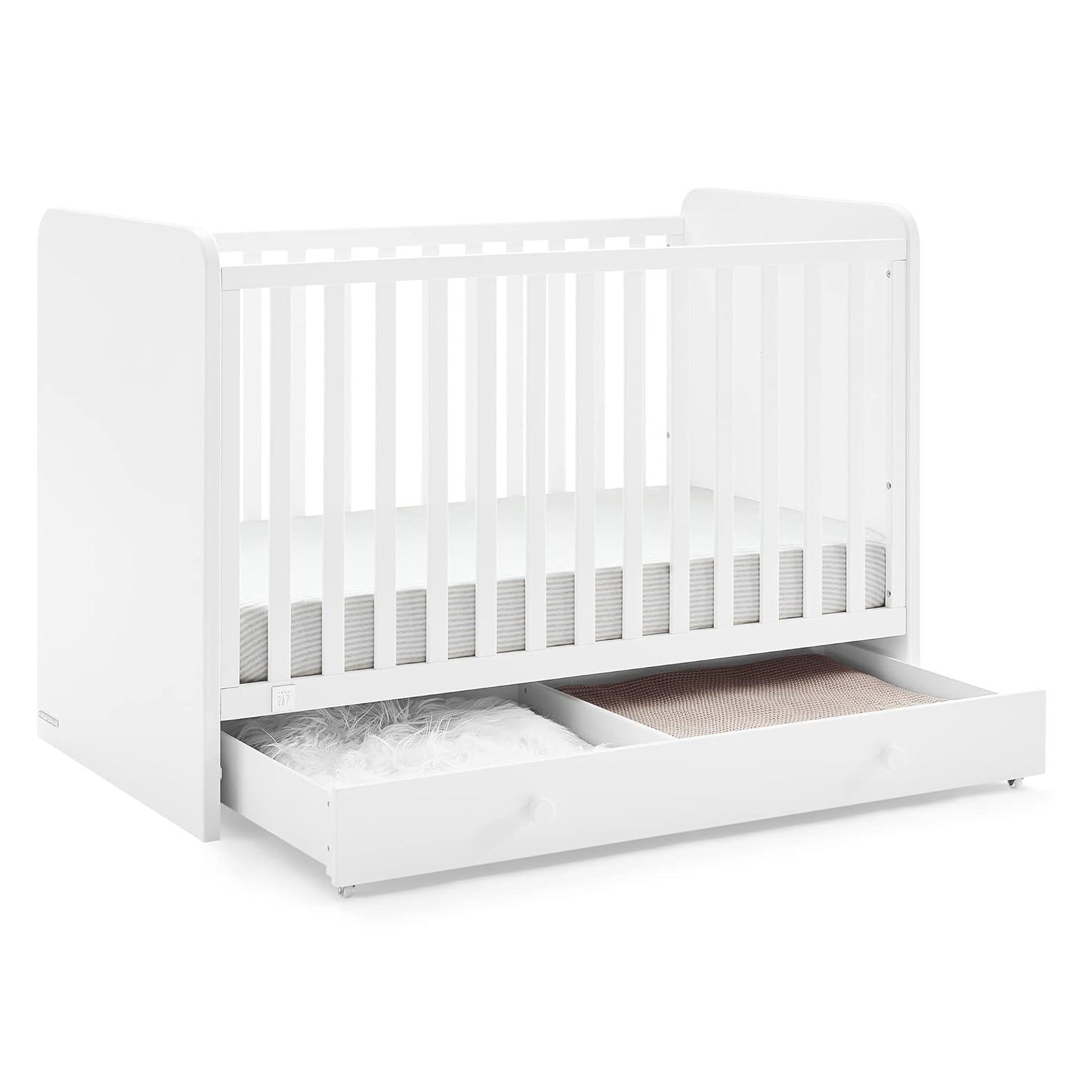 BabyGap by Delta Children Graham 4-in-1 Convertible Crib with Storage Drawer - Greenguard Gold Certified