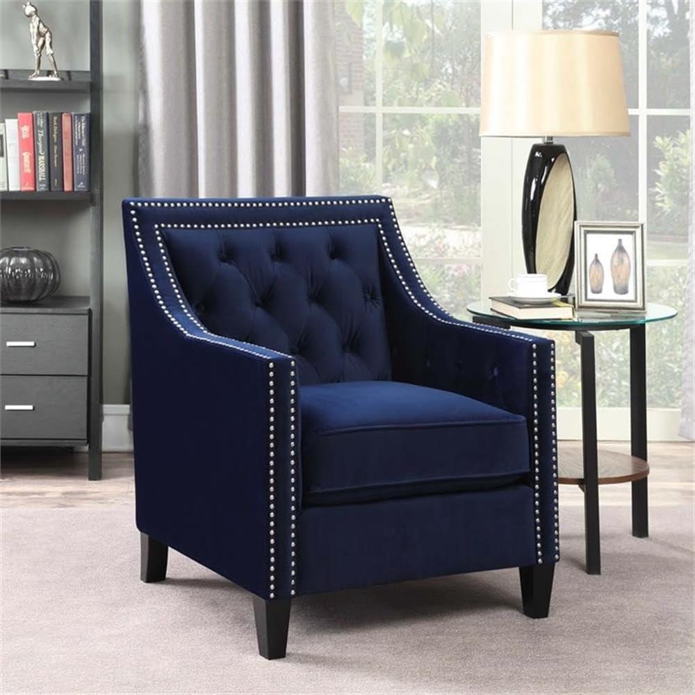 Picket House Furnishings Teagan Accent Chair, Navy