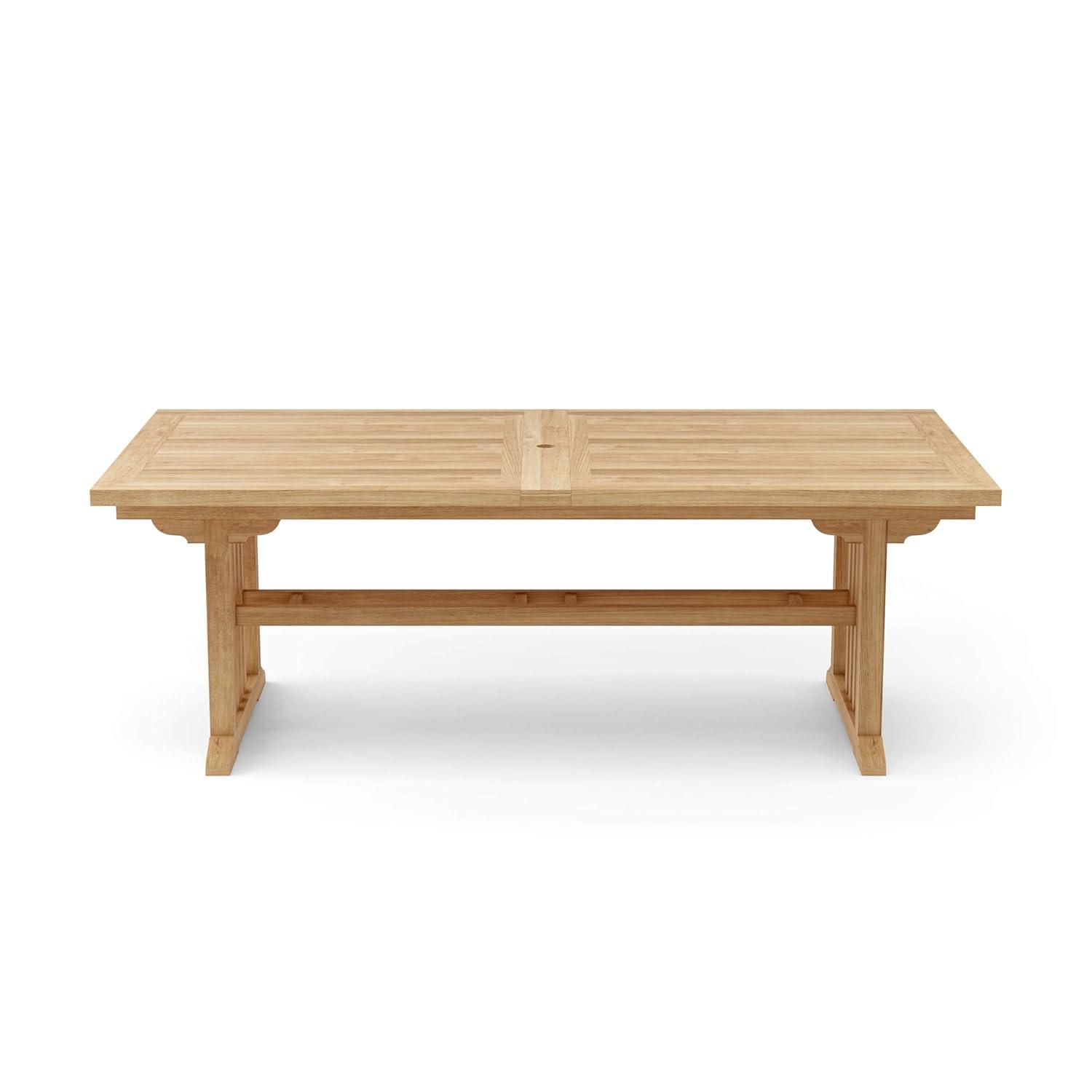 Anderson Teak Sahara Rectangular Double Ext. Table-Size:126"