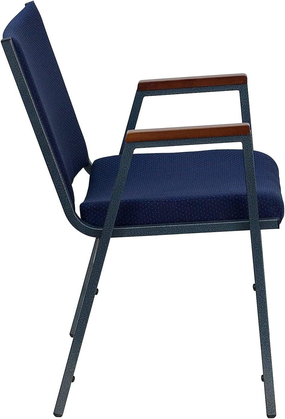 Flash Furniture Aliya Heavy Duty Stack Chair with Arms (Set of 4)