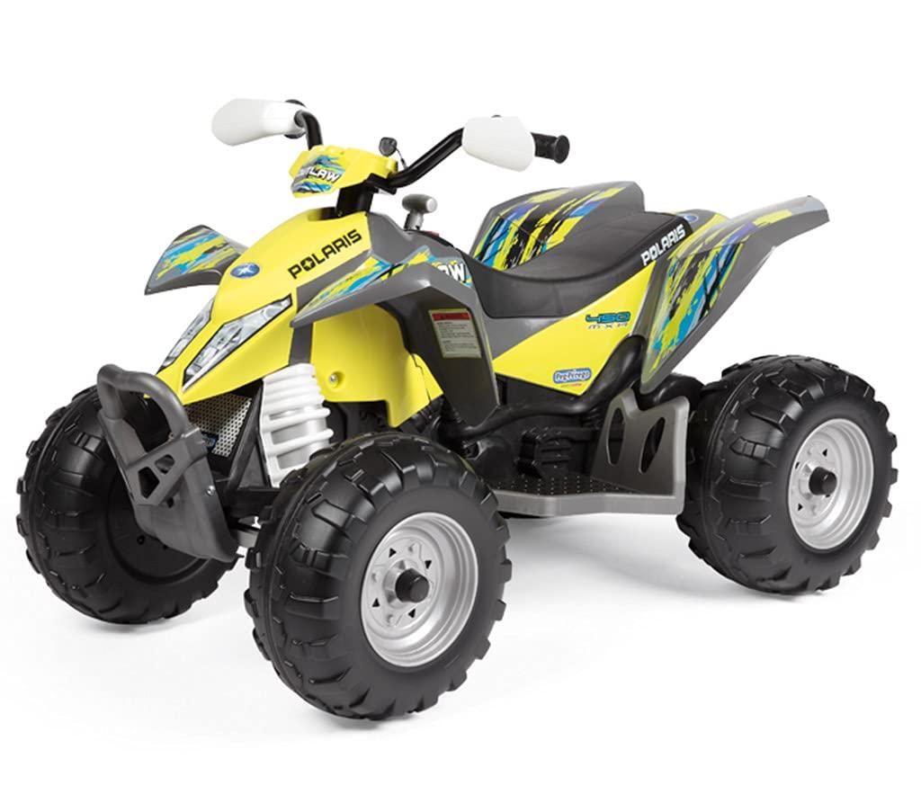 Peg Perego Polaris Outlaw Citrus 12 Volt Ride on ATV