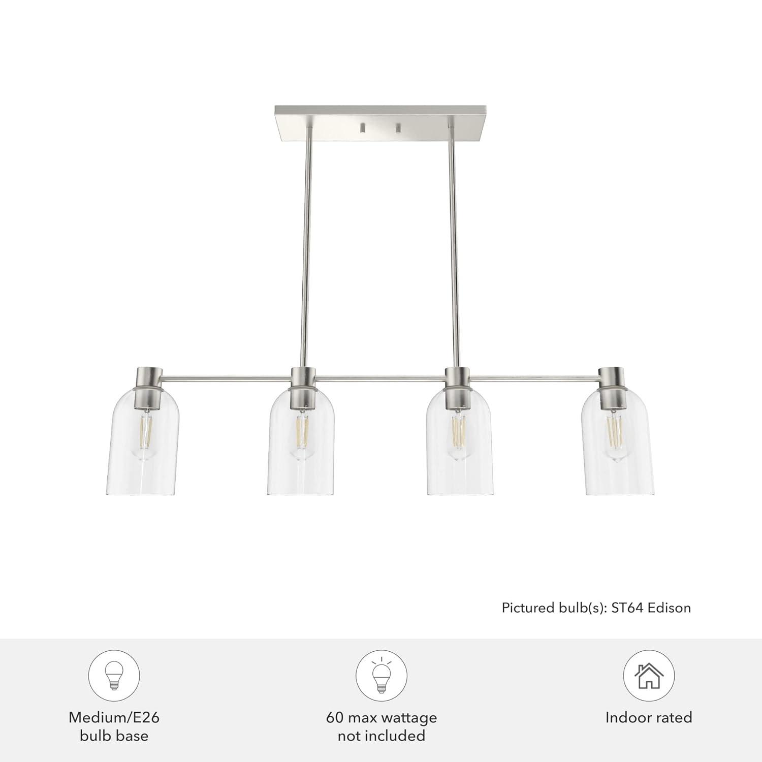 Hunter Fan Lochemeade 4 Light Linear Cylinder Pendant