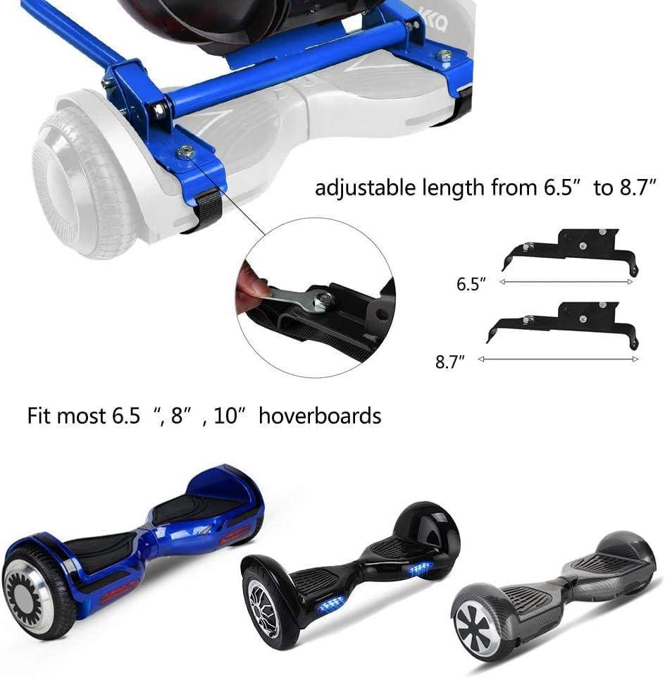 Hoverboard seat Attachment, Hoverboard go Kart for Adults & Kids, Accessories to Transform Hoverboard into go cart, Hover carts for self Balancing Scooter, Blue