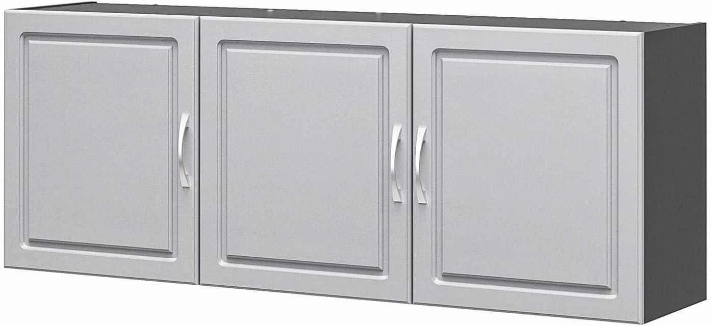 Kendall 54" Wall Cabinet, Graphite Gray/Light Gray