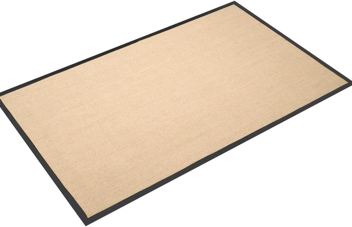 Natural Fiber NF131 Power Loomed Indoor Area Rug - Beige/Black - 5'x8' - Safavieh.