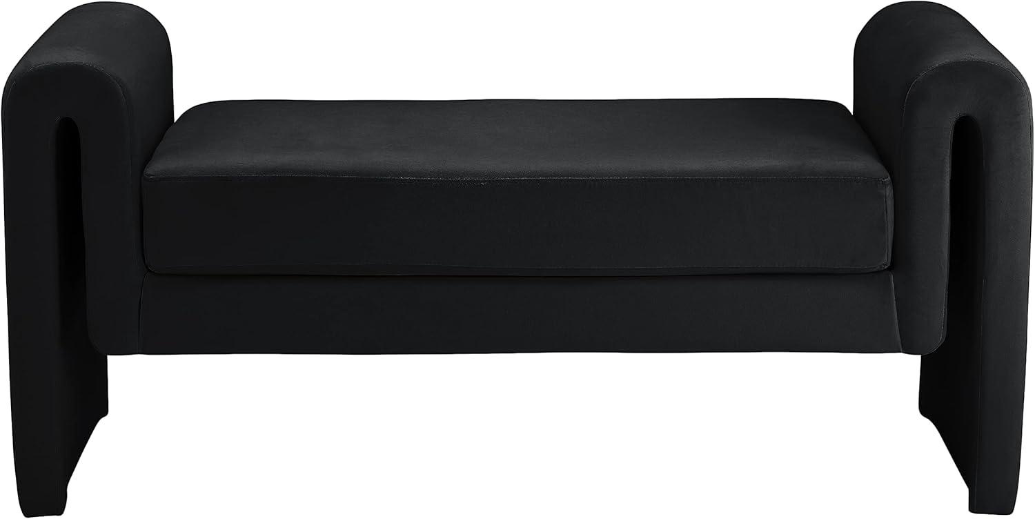 Meridian Furniture Stylus Brown Velvet Bench