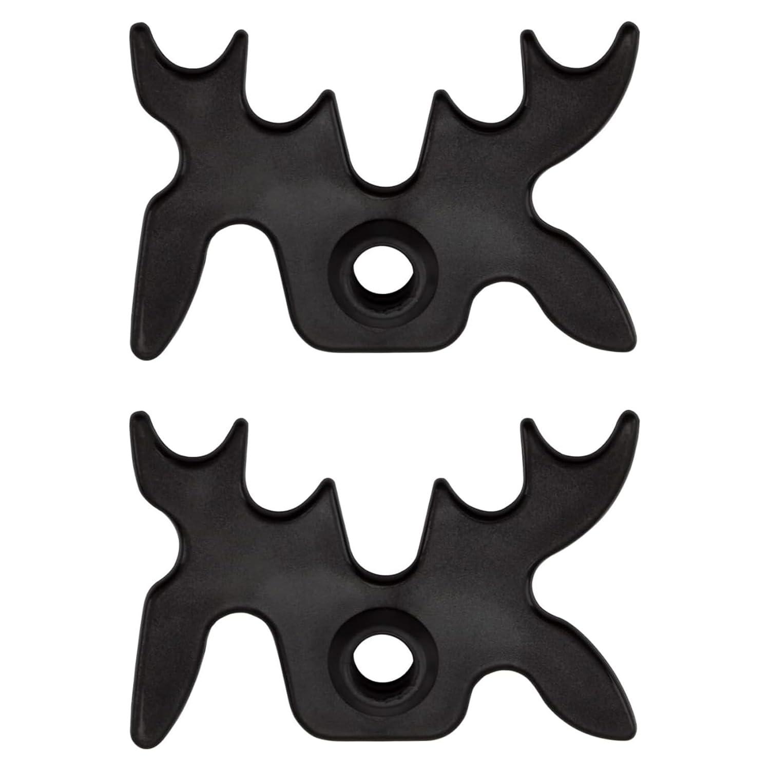 GSE Plastic Slip-On Billiard Cue Bridge Head – Moosehead Design, Universal Fit, Pool Billiard Accessories (2-Pack)