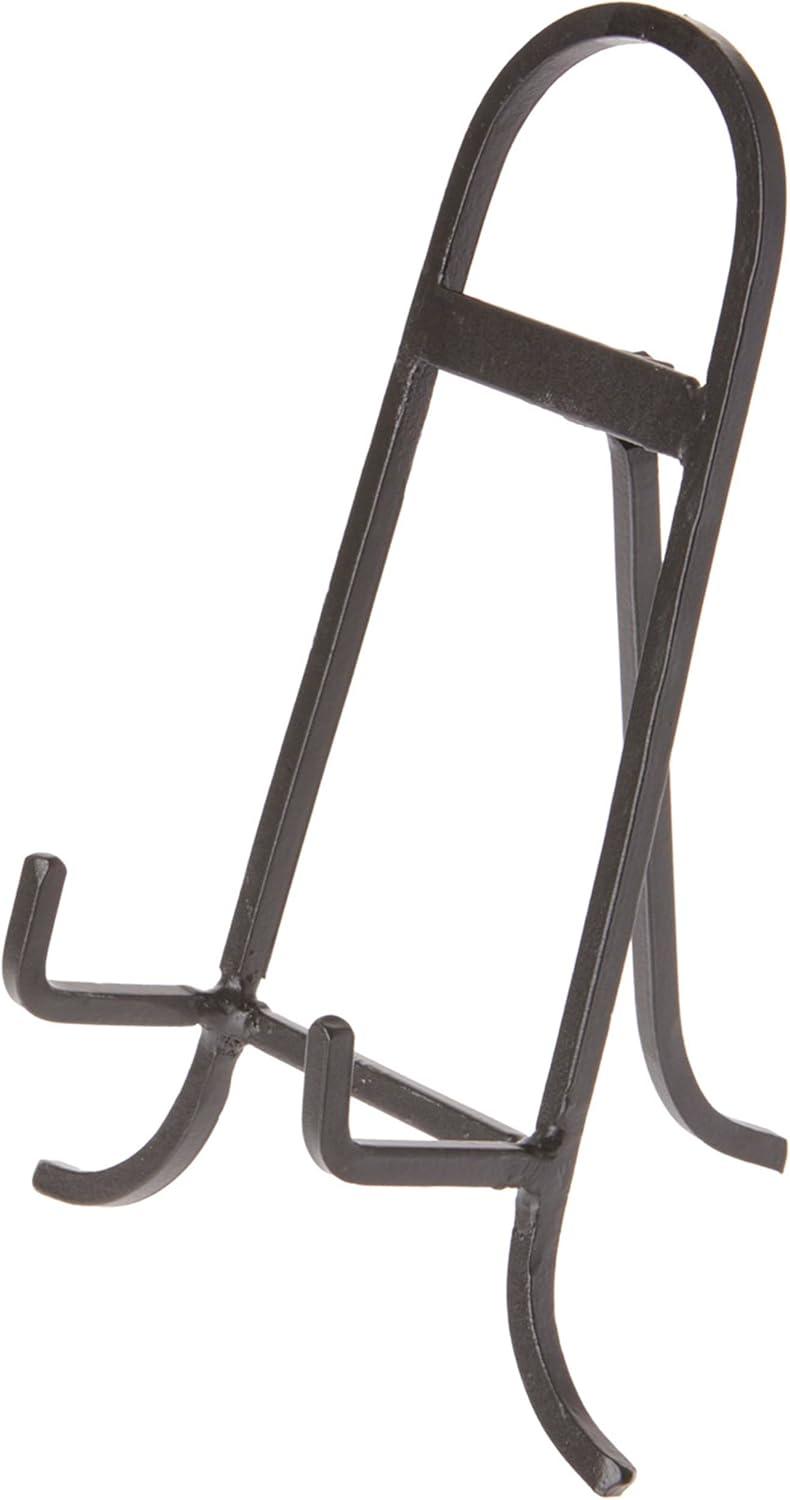 Black Wrought Iron Decorative Easel Stand