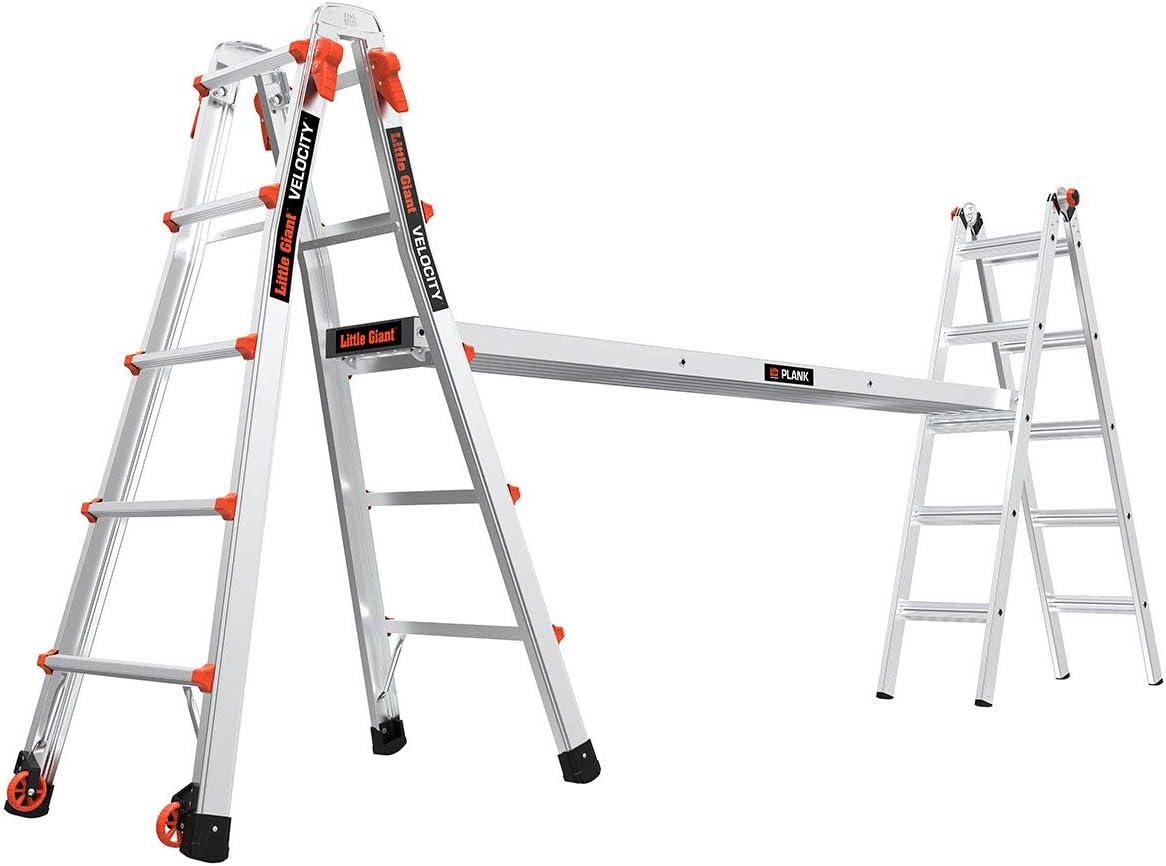 Velocity 22 Ft Aluminum Multi-Position Ladder with Wheels