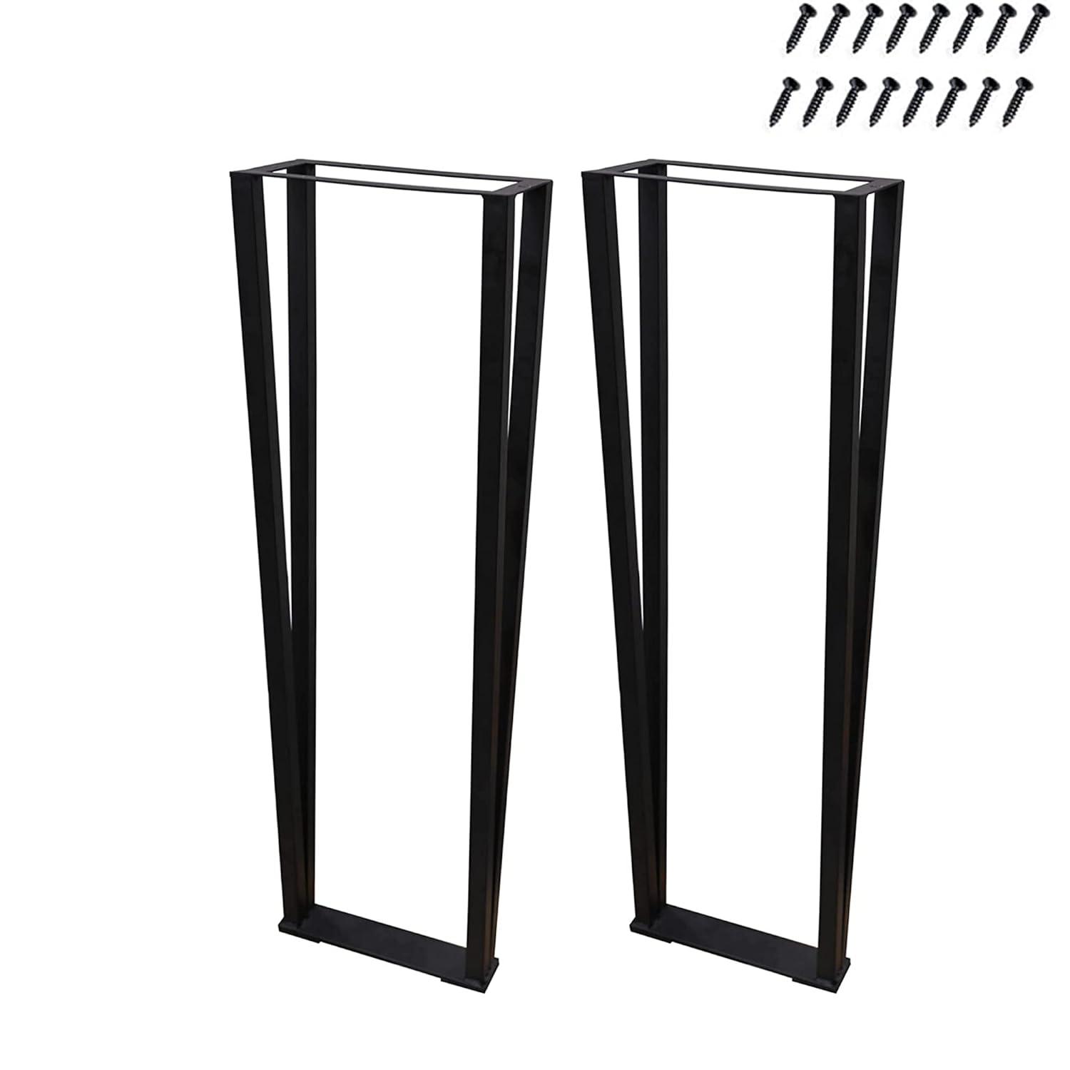 Home Soft Things Flat Iron Table Leg 30" 2pcs Set