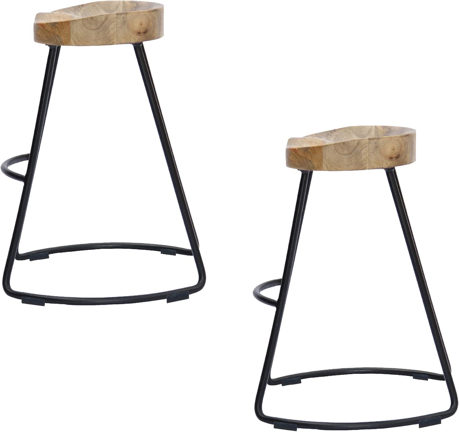 The Urban Port Counter Stool with Metal Frame