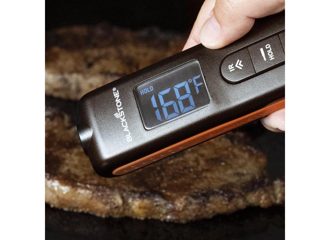 Blackstone Infrared Thermometer with LCD Display and Steel Probe Attachment