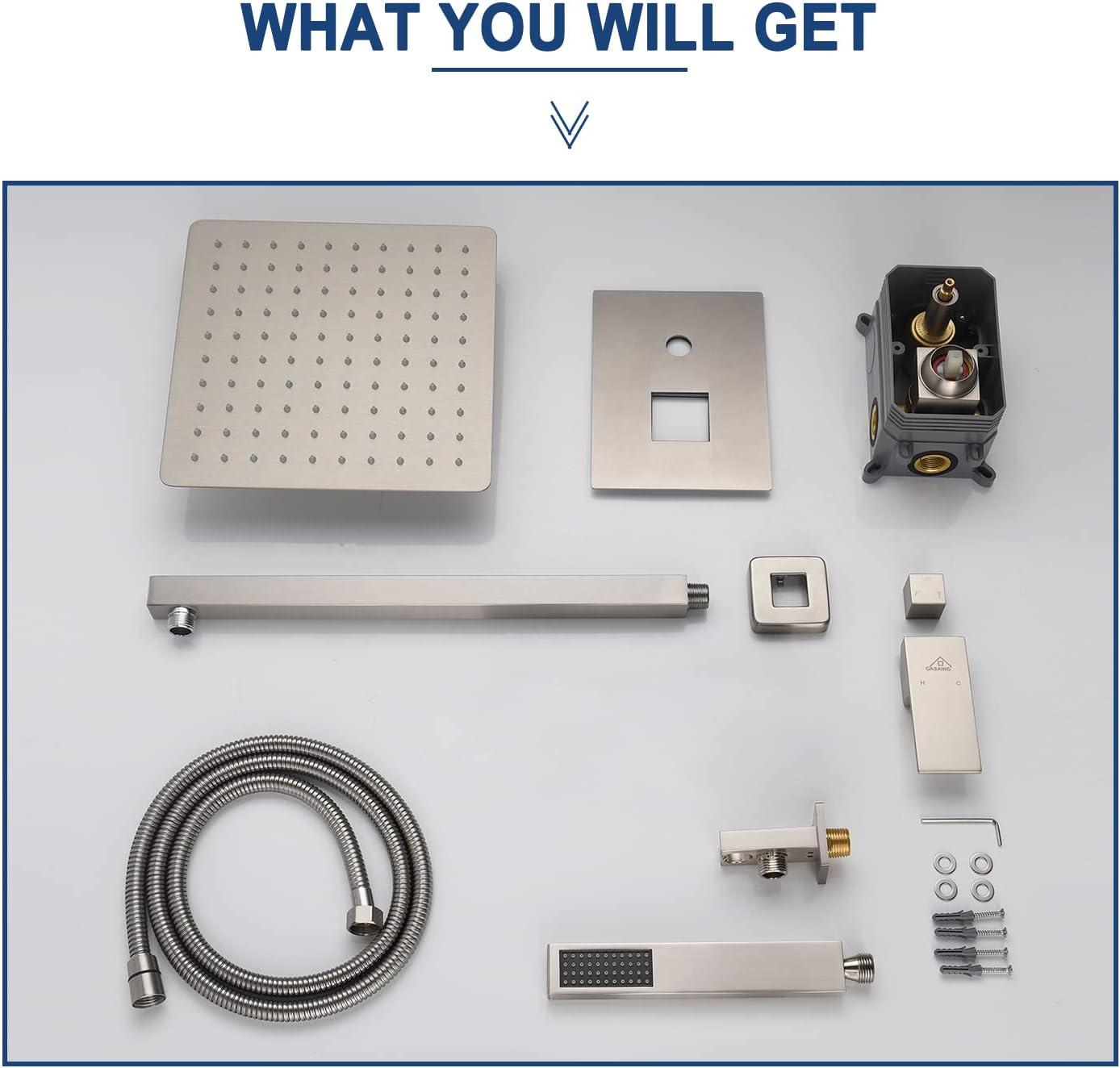 Pressure-Balanced (Temperature And Volume) All-In-One Kit with Rough in-Valve