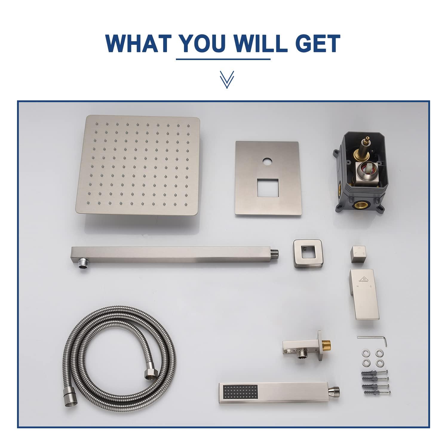 Pressure-Balanced (Temperature And Volume) All-In-One Kit with Rough in-Valve