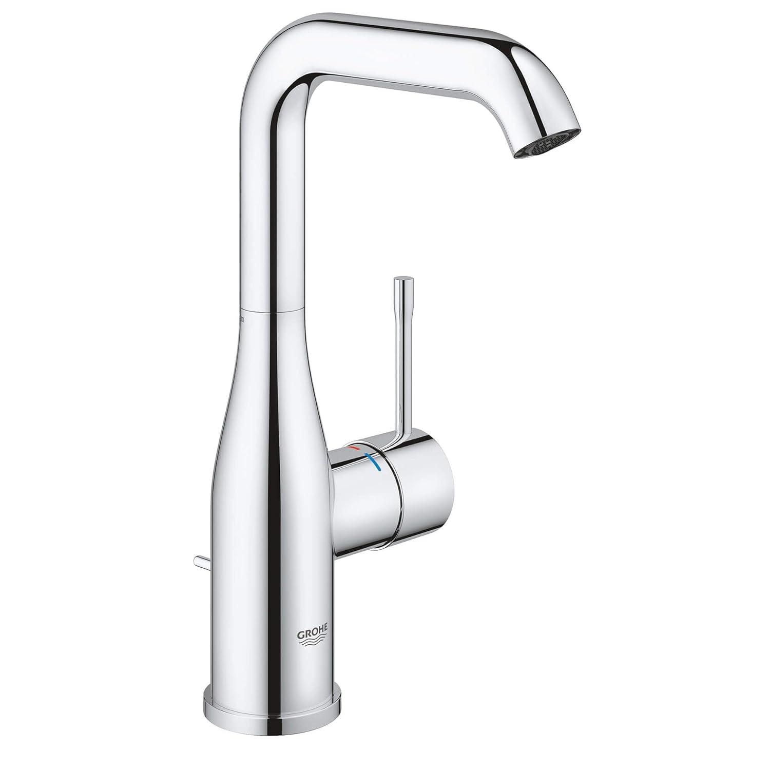 Grohe 23 486 A Essence 1.2 GPM Single Hole Bathroom Faucet - Chrome