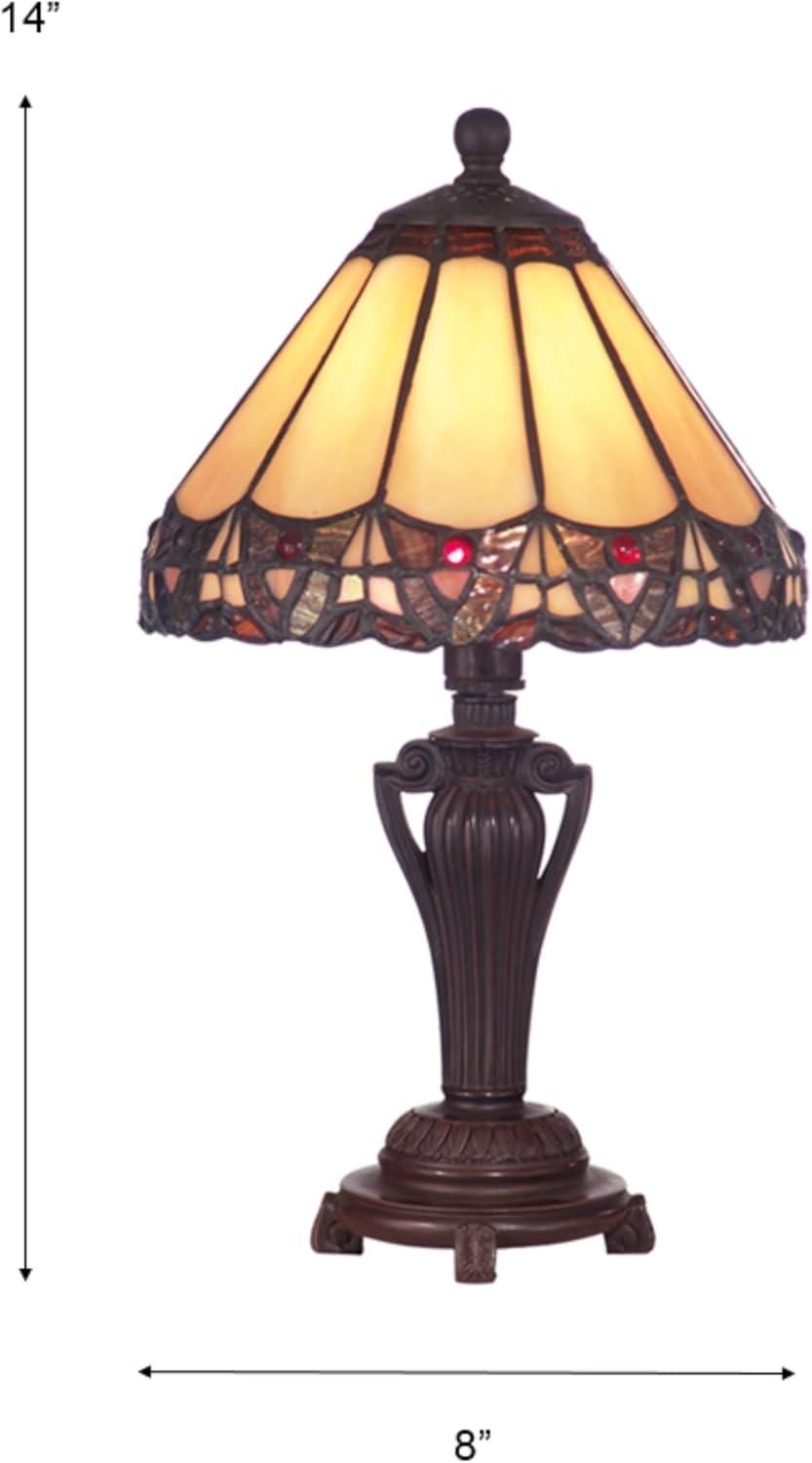 Dale Tiffany Peacock Accent Lamp