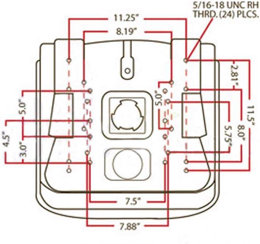 Universal Heavy-Duty Yellow Vinyl Tractor Seat