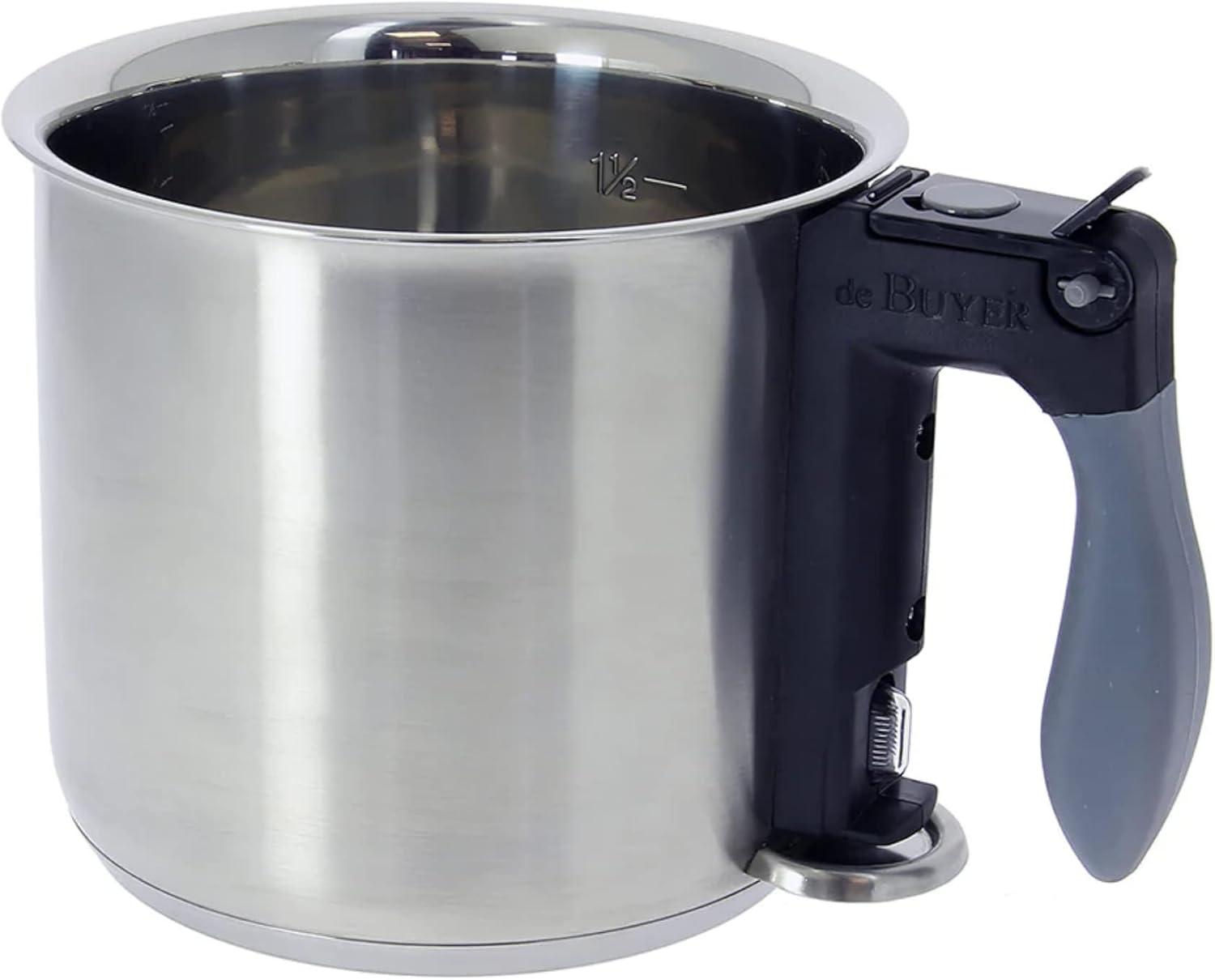 Stainless Steel Double Boiler Bain-Marie with Water Gauge