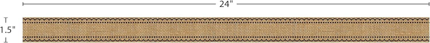 Teacher Created Resources Teacher Created Resource (TCR77391) 24" x 1.5" Burlap Magnetic Border