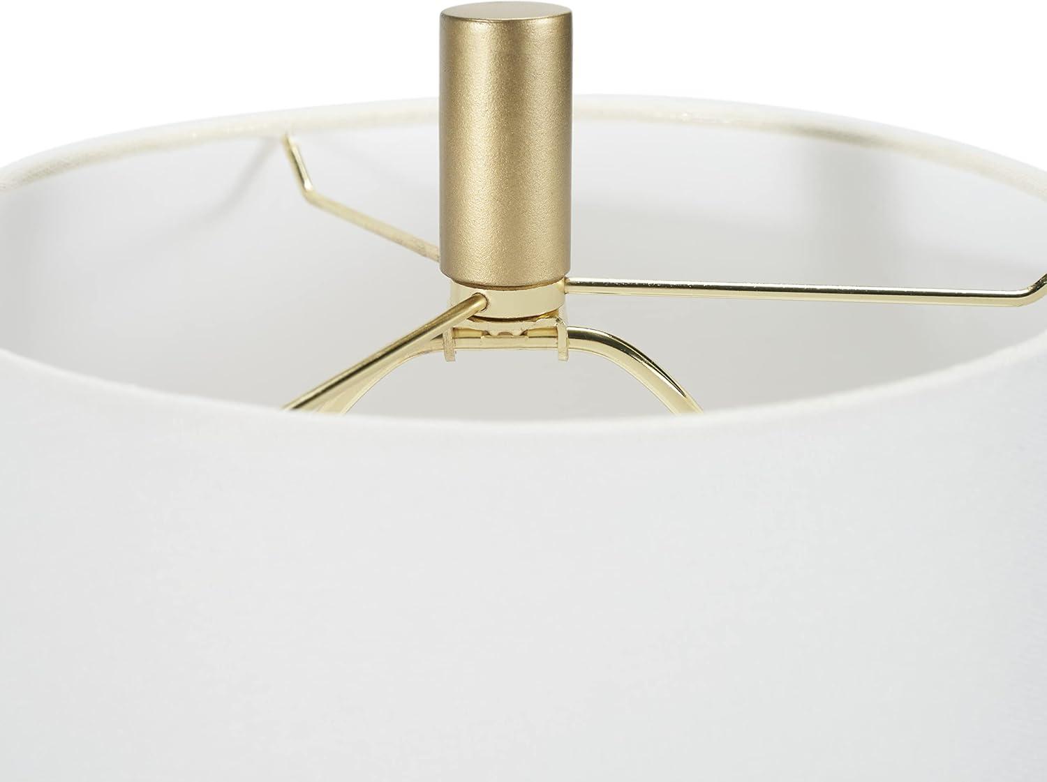 23" Gold Metal Twist Table Lamp - Nourison