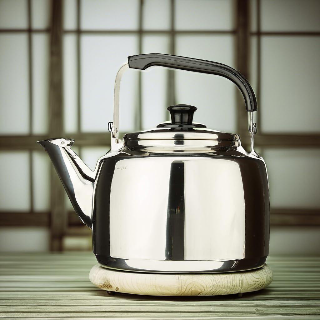 Stainless Steel Whistling Tea Pot X-Large