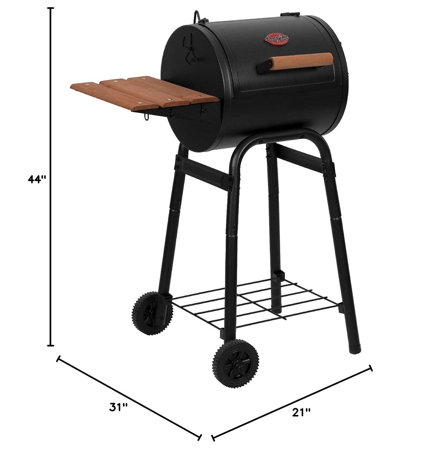 Patio Pro Charcoal Grill in Black