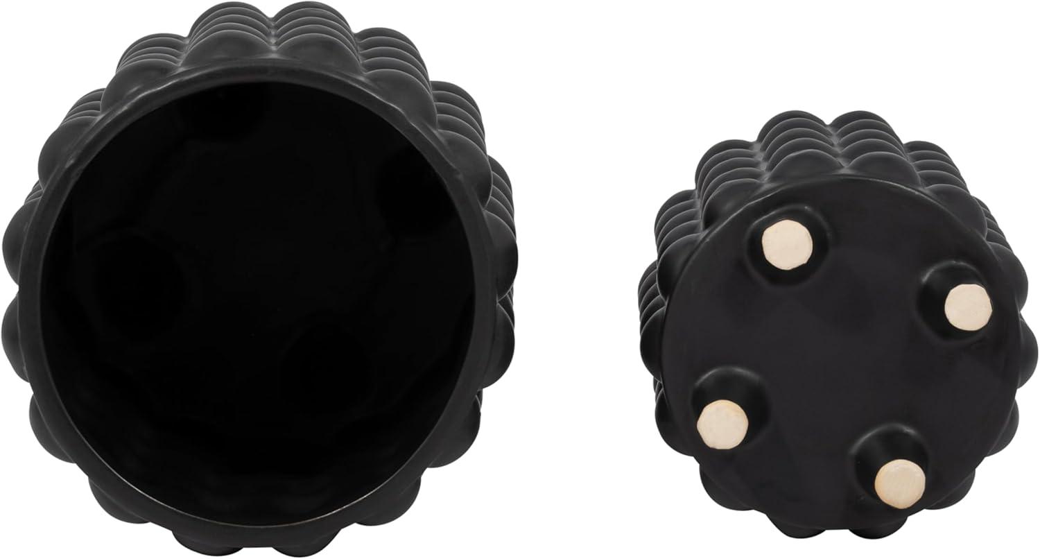 Joss & Main Ceramic Footed Planter Set of 2 Indoor and Outdoor & Reviews | Joss & Main
