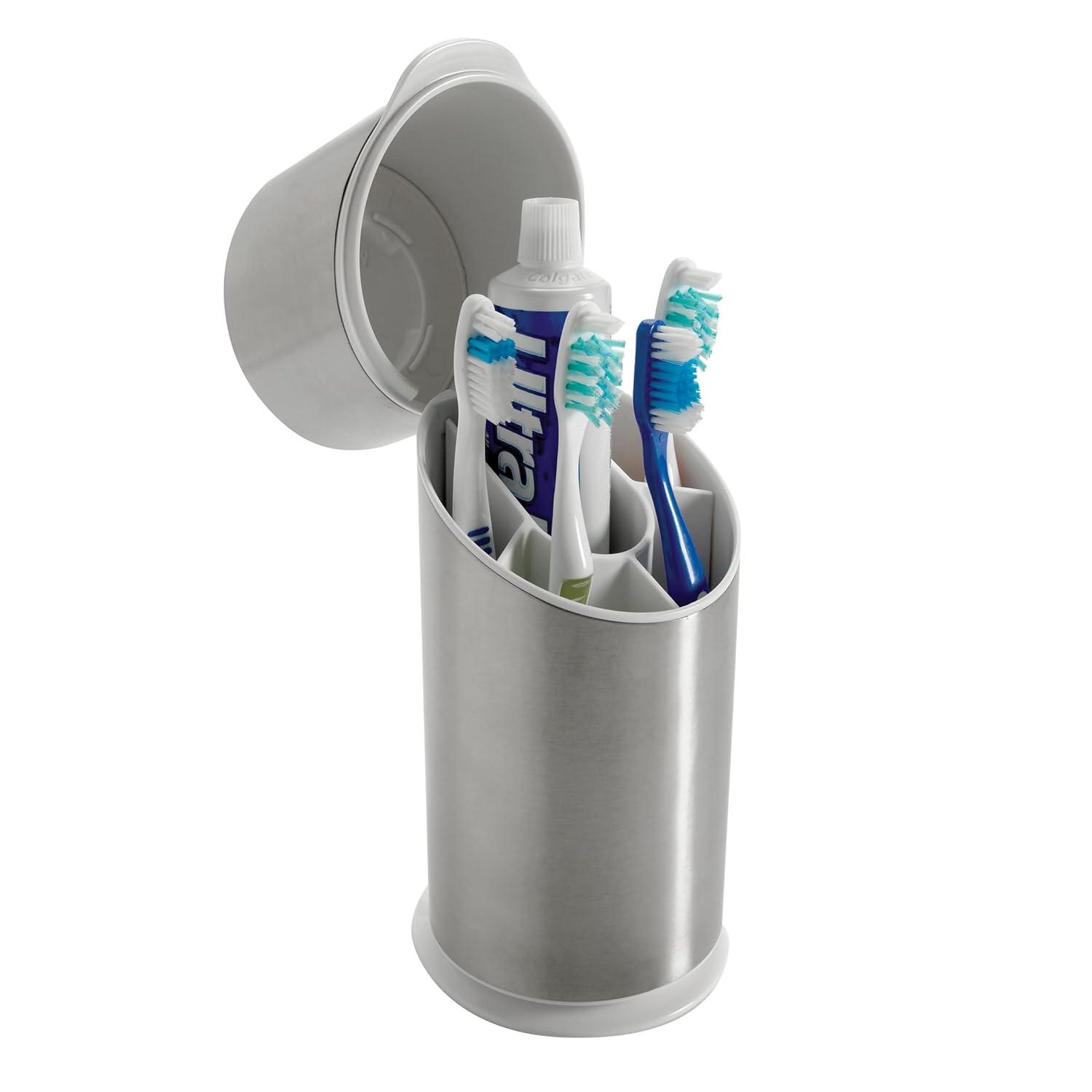 Stainless Steel Toothbrush Organizer