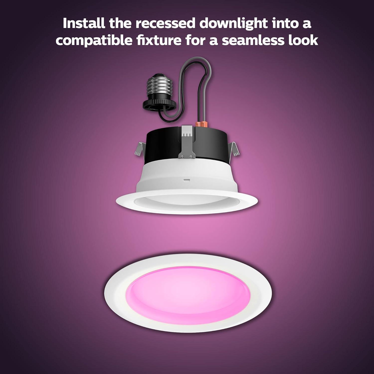 Philips Hue Downlight 4" White and Color Ambiance