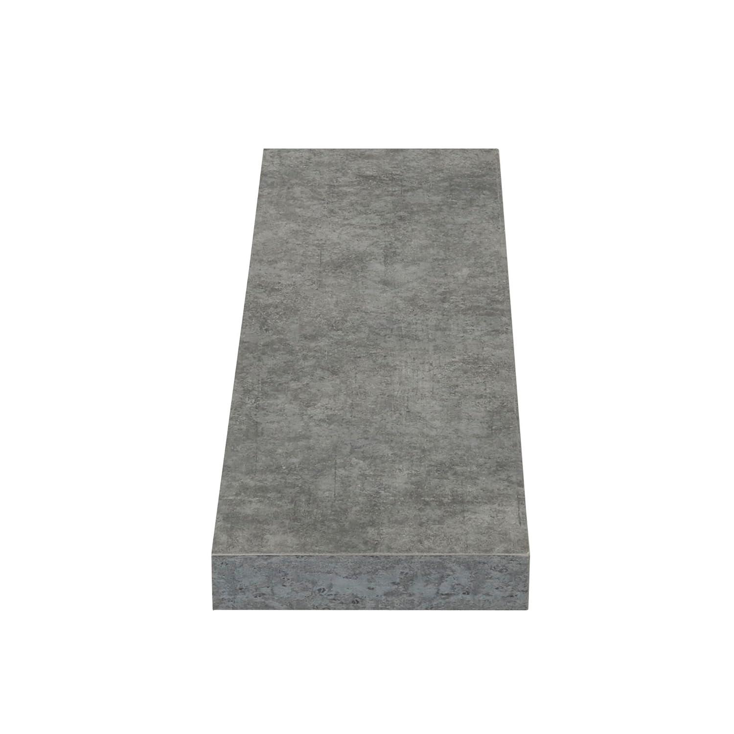 Household Essentials Medium Density Fiberboard Floating Shelf, 7.5" x 32", Gray