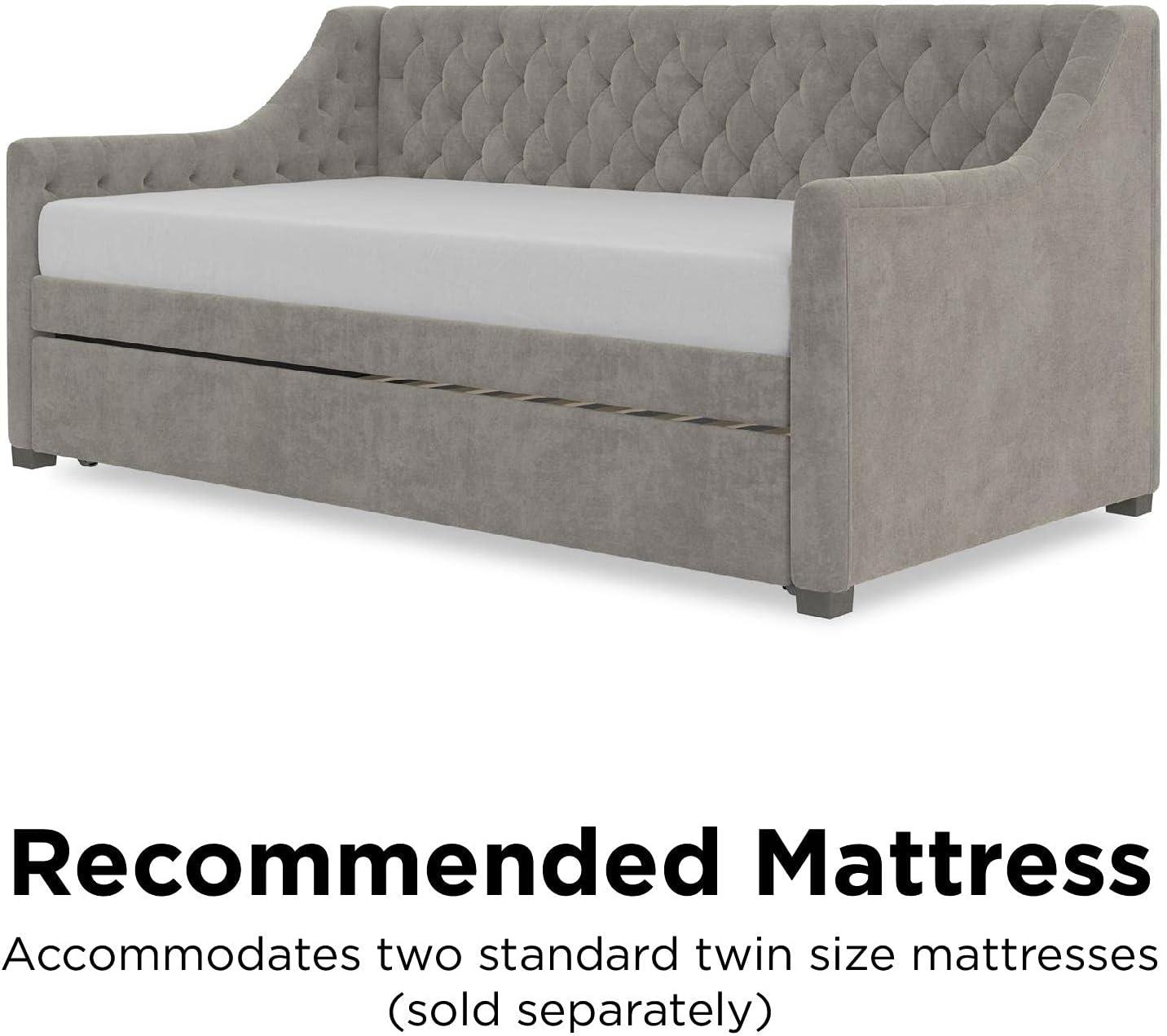 Monarch Hill Ambrosia Upholstered Daybed with Trundle