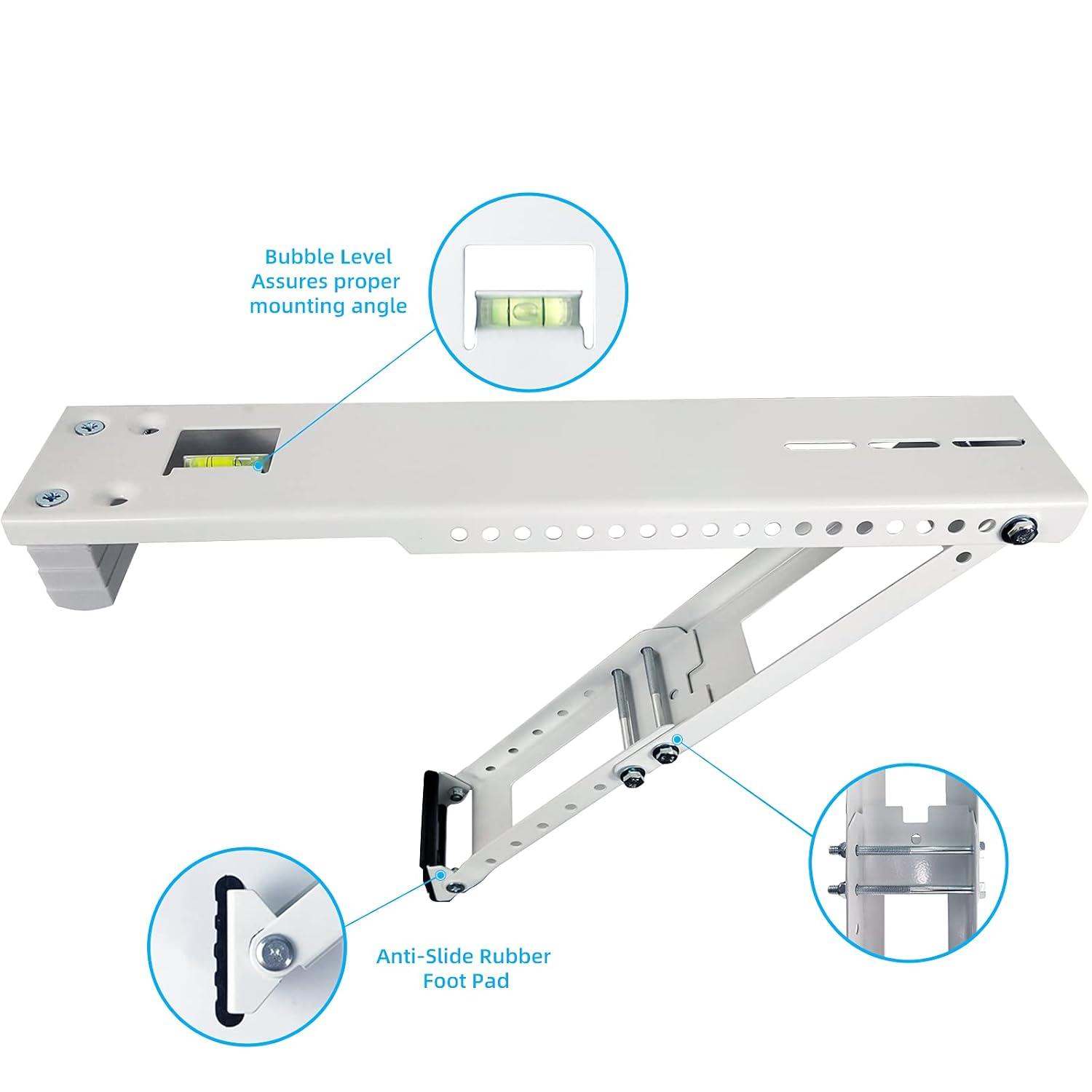 Window Air Conditioner Support Bracket Light Duty, Up to 165 lbs, Fits for 7K-24K btu A/C Unit