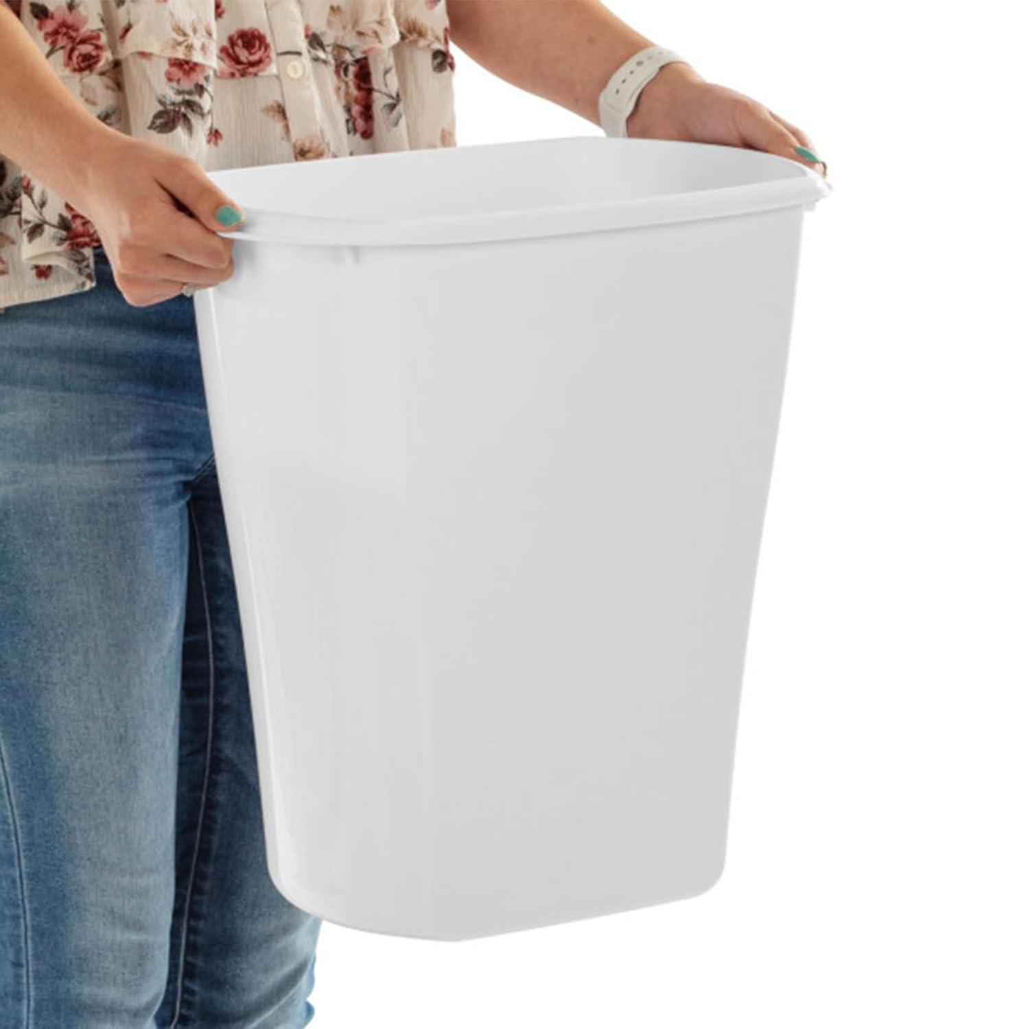 Sterilite Rectangular Wastebasket Open Top Trash Bin, 6 Pack | Wayfair