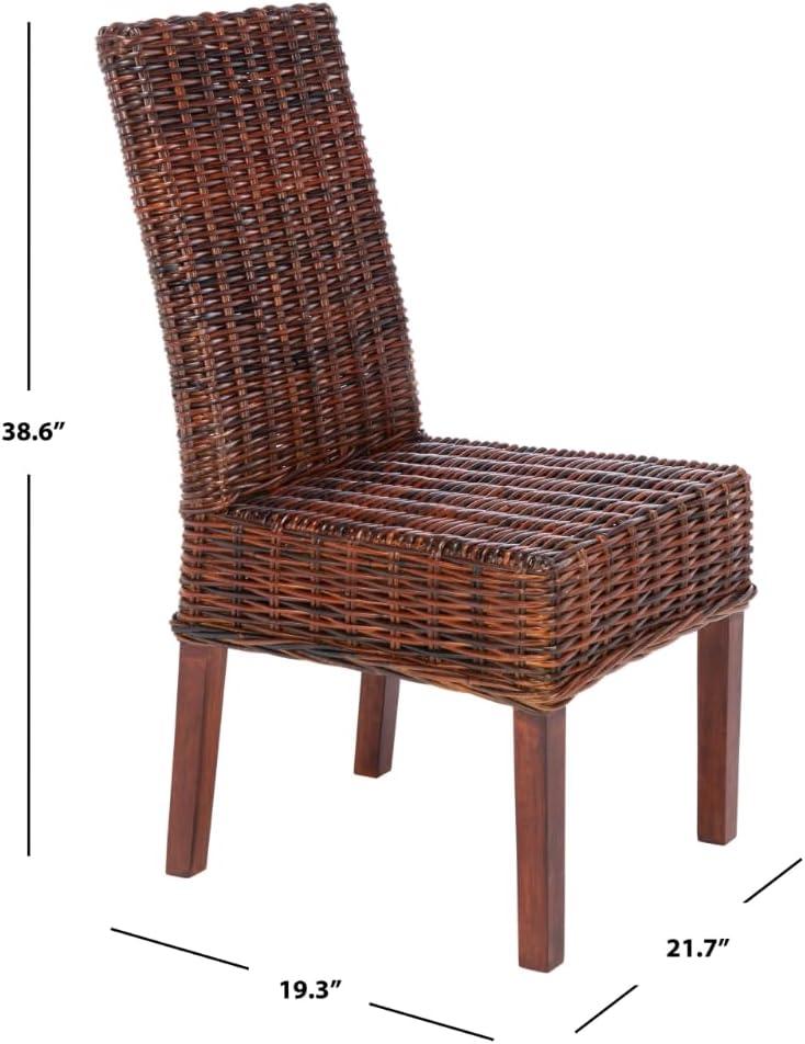 Sanibel 18"H Rattan Side Chair (Set of 2)  - Safavieh