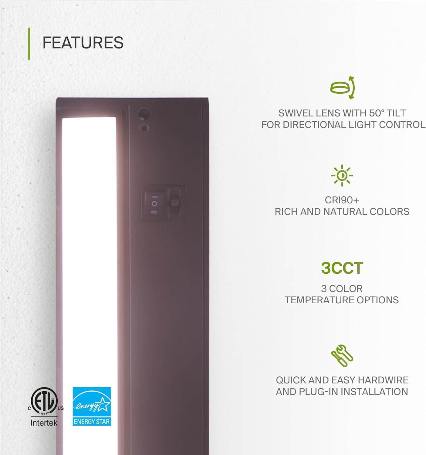 Bronze 24-Inch Dimmable LED Under Cabinet Light