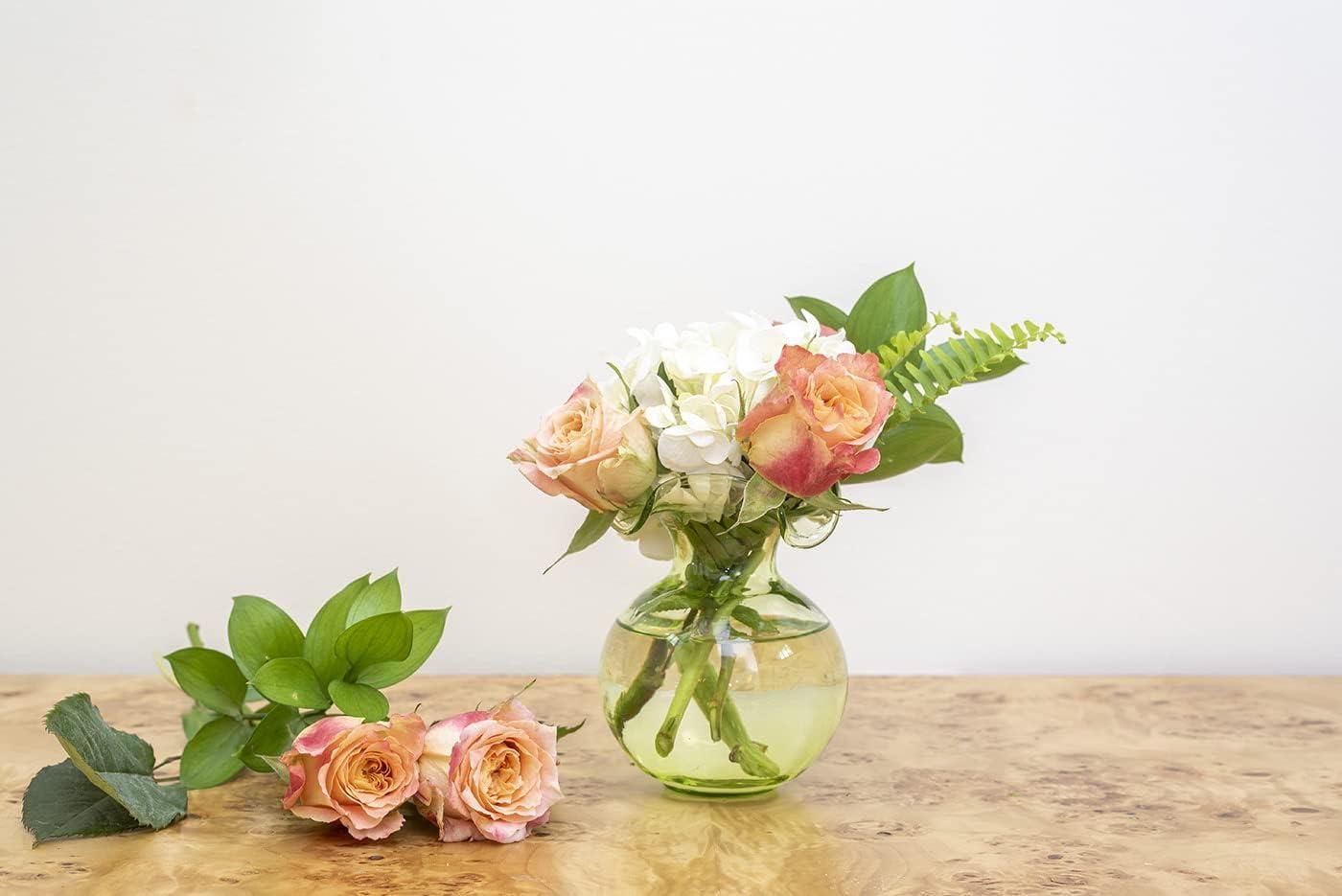 Hibiscus Glass Vase