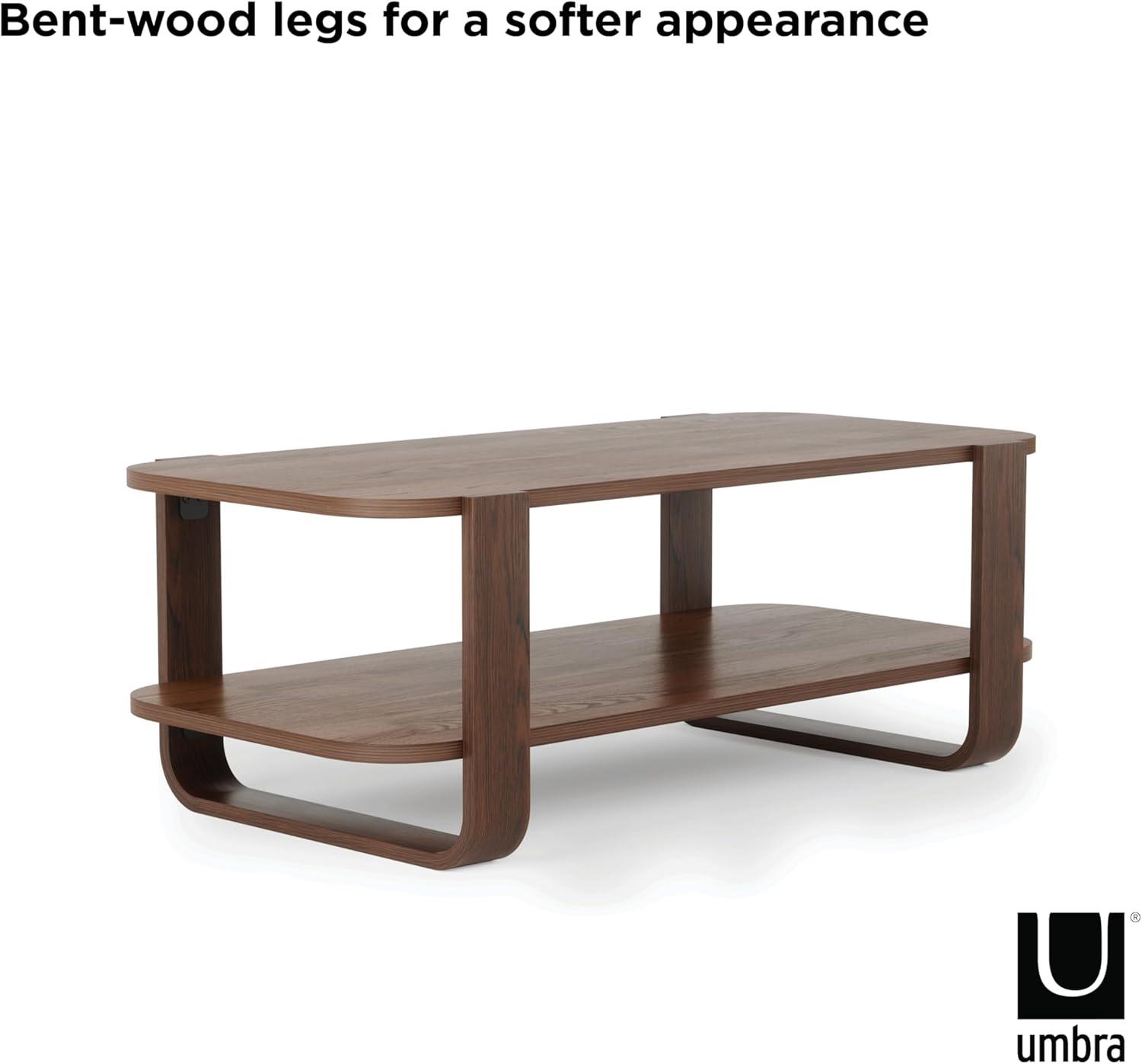 Aged Walnut Bellwood Rectangular Coffee Table with Storage