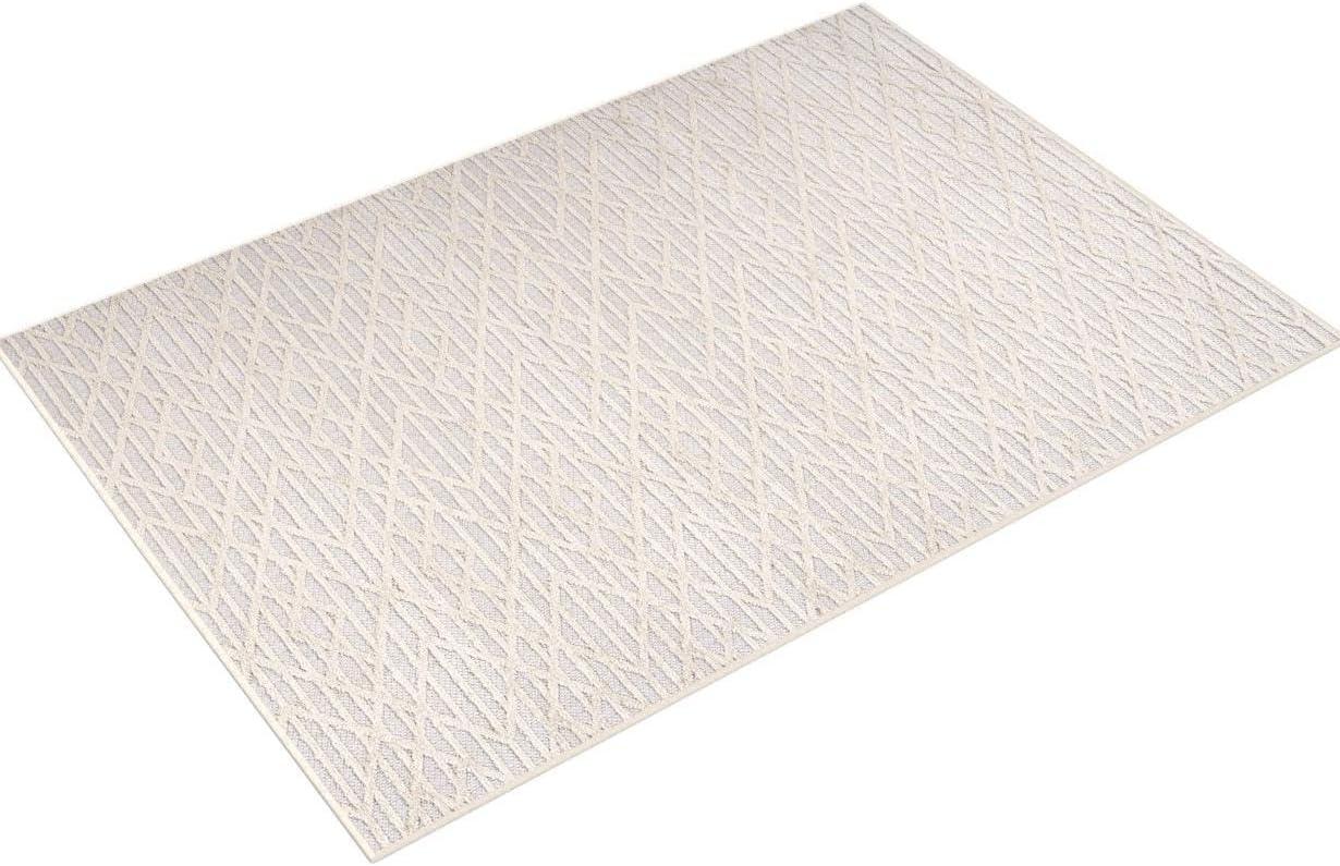 Ararat High-Low Pile Moroccan Diamond Modern Indoor/Outdoor Area Rug  - JONATHAN Y