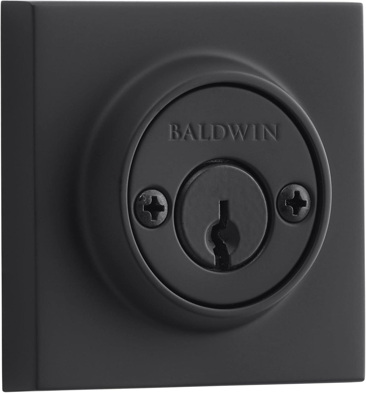 Baldwin Reserve Reserve Satin Black Double Cylinder Deadbolt