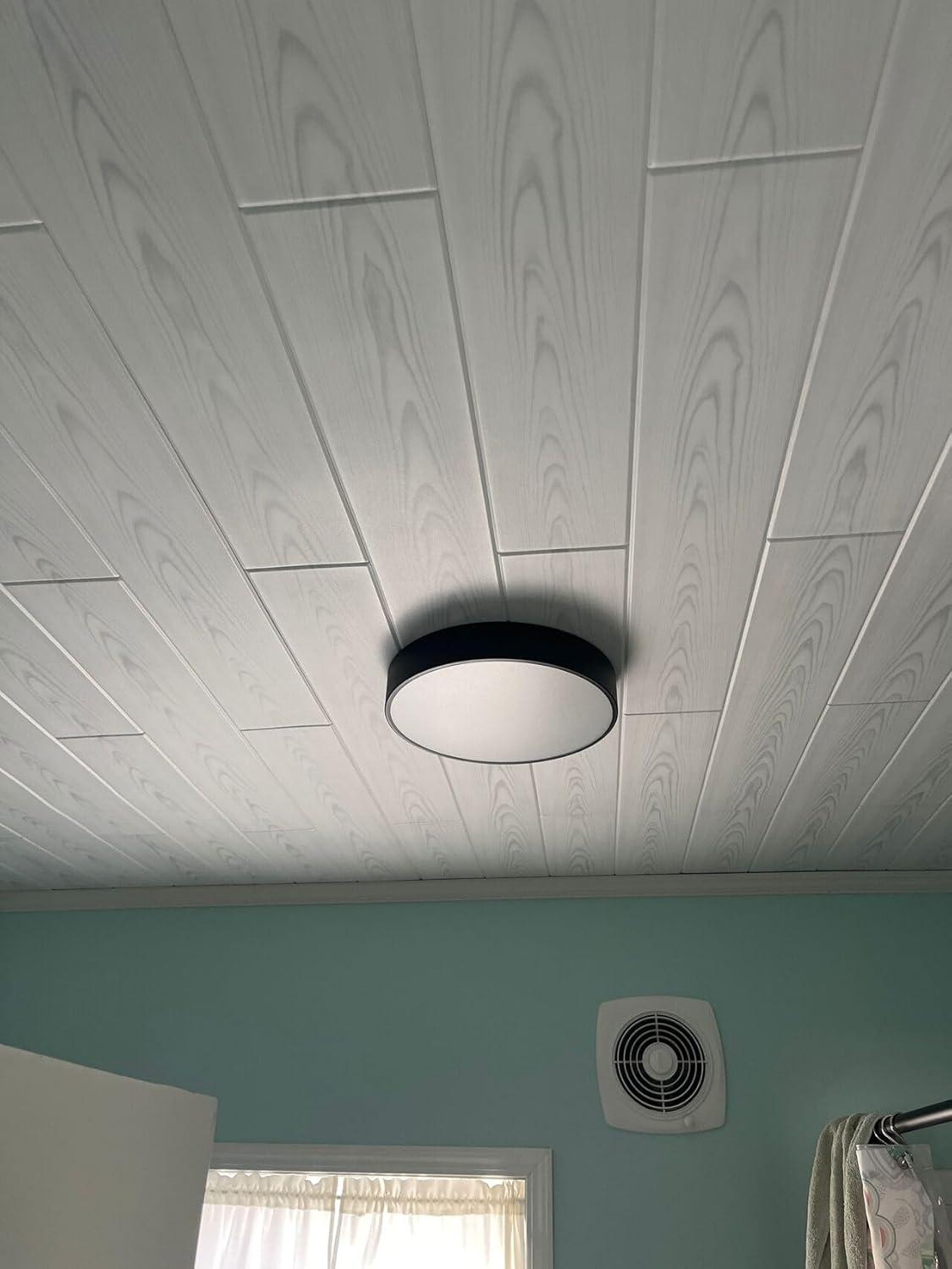 Foam Wood Glue-Up Ceiling Planks 39 in. x 6 in.